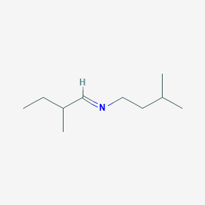 1-Butanamine, 3-methyl-N-(2-methylbutylidene)-