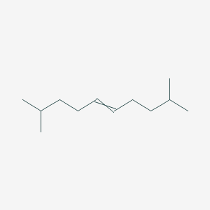 molecular formula C12H24 B14293568 2,9-Dimethyldec-5-ene CAS No. 123133-29-9