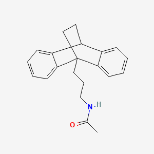 Acetamide, N-(3-(9,10-ethanoanthracen-9(10H)-yl)propyl)-