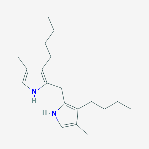 molecular formula C19H30N2 B14293588 1H-Pyrrole, 2,2'-methylenebis[3-butyl-4-methyl- CAS No. 116748-68-6