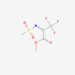 Methyl 3,3,3-trifluoro-2-[(methanesulfonyl)imino]propanoate