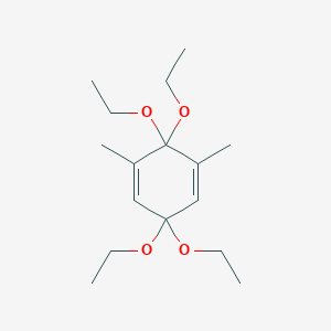 3,3,6,6-Tetraethoxy-1,5-dimethylcyclohexa-1,4-diene