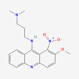 1,3-Propanediamine, N'-(2-methoxy-1-nitro-9-acridinyl)-N,N-dimethyl-