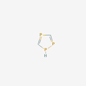 molecular formula C2H3P3 B14293642 1H-1,2,4-Triphosphole CAS No. 116213-94-6