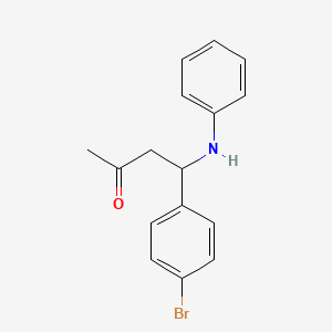 4-Anilino-4-(4-bromophenyl)butan-2-one