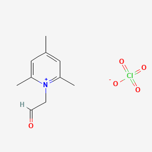 2,4,6-Trimethyl-1-(2-oxoethyl)pyridin-1-ium perchlorate