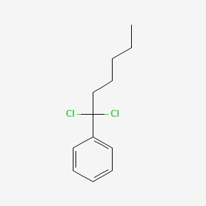 (1,1-Dichlorohexyl)benzene