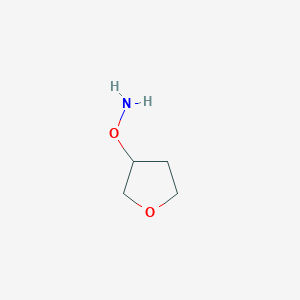 molecular formula C4H9NO2 B1429374 O-(oxolan-3-yl)hydroxylamine CAS No. 748746-35-2