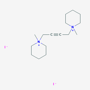 1,1'-(But-2-yne-1,4-diyl)bis(1-methylpiperidin-1-ium) diiodide