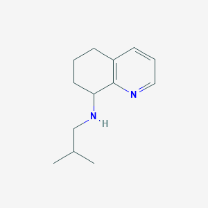 molecular formula C13H20N2 B1429380 N-(2-甲基丙基)-5,6,7,8-四氢喹啉-8-胺 CAS No. 1423031-30-4