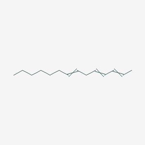 molecular formula C14H24 B14293810 Tetradeca-2,4,7-triene CAS No. 113523-39-0