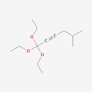 1,1,1-Triethoxy-5-methylhex-2-yne