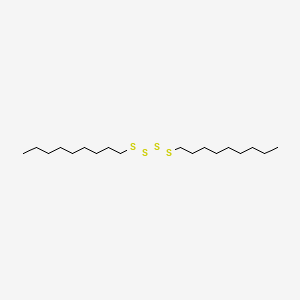 molecular formula C18H38S4 B14293821 Dinonyltetrasulfane CAS No. 116214-15-4