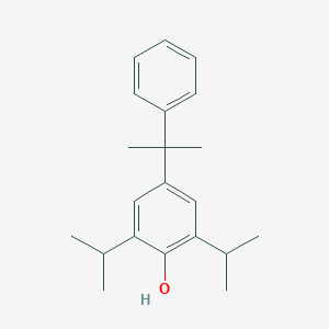 4-(2-Phenylpropan-2-yl)-2,6-di(propan-2-yl)phenol