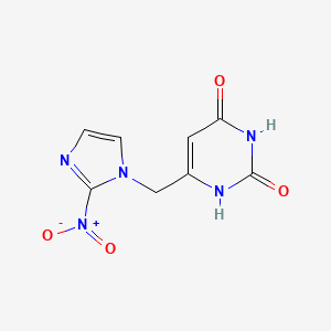 6-[(2-nitroimidazol-1-yl)methyl]-1H-pyrimidine-2,4-dione