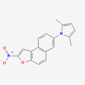 2,5-Dimethyl-1-(2-nitronaphtho(2,1-b)furan-7-yl)-1H-pyrrole