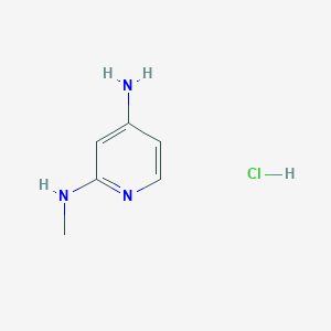 molecular formula C6H10ClN3 B1429388 N2-甲基吡啶-2,4-二胺盐酸盐 CAS No. 1429056-38-1