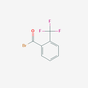 molecular formula C8H4BrF3O B14293885 2-(Trifluoromethyl)benzoyl bromide CAS No. 112812-09-6