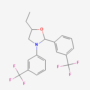 5-Ethyl-2,3-bis[3-(trifluoromethyl)phenyl]-1,3-oxazolidine