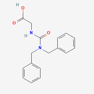 molecular formula C17H18N2O3 B14293945 N-(Dibenzylcarbamoyl)glycine CAS No. 113238-53-2