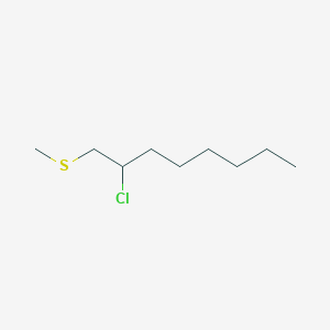 2-Chloro-1-(methylsulfanyl)octane