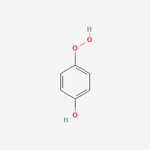 molecular formula C6H6O3 B14293959 4-Hydroperoxyphenol CAS No. 117711-54-3