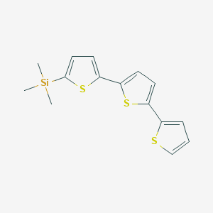 trimethyl-[5-(5-thiophen-2-ylthiophen-2-yl)thiophen-2-yl]silane