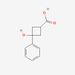 B1429401 3-Hydroxy-3-phenylcyclobutane-1-carboxylic acid CAS No. 23761-26-4