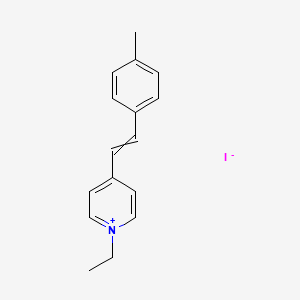 1-Ethyl-4-[2-(4-methylphenyl)ethenyl]pyridin-1-ium iodide