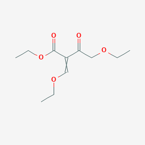 Ethyl 4-ethoxy-2-(ethoxymethylidene)-3-oxobutanoate