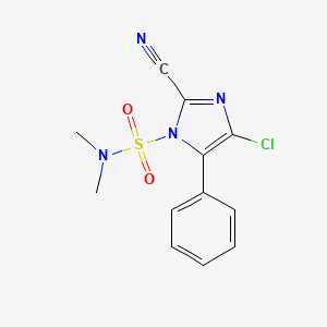 4-Chloro-2-cyano-N,N-dimethyl-5-phenyl-1H-imidazole-1-sulfonamide