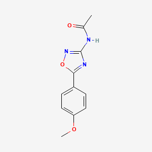 N-(5-(4-Methoxyphenyl)-1,2,4-oxadiazol-3-yl)acetamide