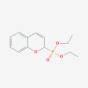 Diethyl 2H-1-benzopyran-2-ylphosphonate