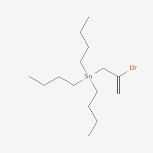 molecular formula C15H31BrSn B14294104 (2-Bromoprop-2-en-1-yl)(tributyl)stannane CAS No. 121758-21-2