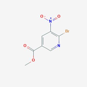 molecular formula C7H5BrN2O4 B1429411 Methyl 6-bromo-5-nitronicotinate CAS No. 1211519-89-9