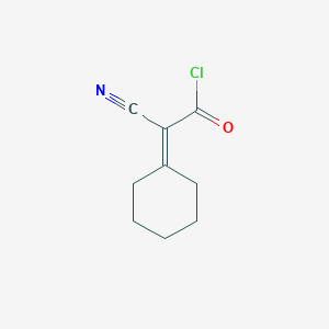 Cyano(cyclohexylidene)acetyl chloride