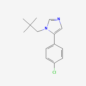 5-(4-Chlorophenyl)-1-(2,2-dimethylpropyl)imidazole