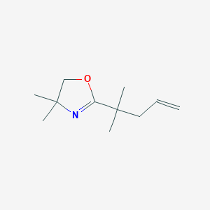 4,4-Dimethyl-2-(2-methylpent-4-en-2-yl)-4,5-dihydro-1,3-oxazole