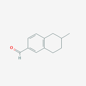 6-Methyl-5,6,7,8-tetrahydronaphthalene-2-carbaldehyde