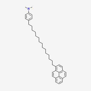 N,N-Dimethyl-4-[15-(pyren-1-YL)pentadecyl]aniline