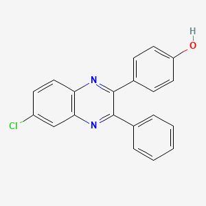 4-(6-Chloro-3-phenylquinoxalin-2(1H)-ylidene)cyclohexa-2,5-dien-1-one