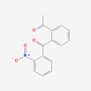 1-[2-(2-Nitrobenzoyl)phenyl]ethan-1-one