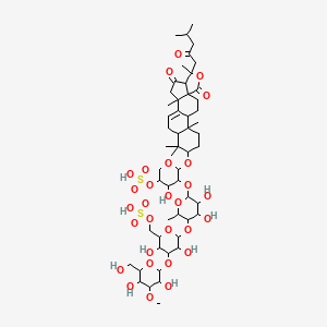 molecular formula C54H84O29S2 B14294214 Cucumechinoside A CAS No. 125640-30-4