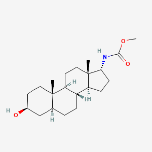 3-beta-Hydroxy-17-alpha-methoxycarbamoyl-5-alpha-androstane