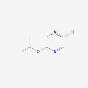 molecular formula C7H9ClN2O B1429424 2-Chloro-5-isopropoxypyrazine CAS No. 1081522-65-7
