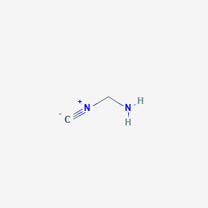 molecular formula C2H4N2 B14294242 1-Isocyanomethanamine CAS No. 116429-82-4