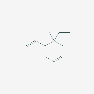 molecular formula C11H16 B14294280 4,5-Diethenyl-4-methylcyclohex-1-ene CAS No. 112523-64-5