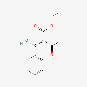 Ethyl 2-[hydroxy(phenyl)methylidene]-3-oxobutanoate