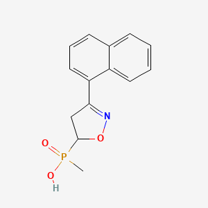 (4,5-Dihydro-3-(1-naphthalenyl)-5-isoxazolyl)methylphosphinic acid