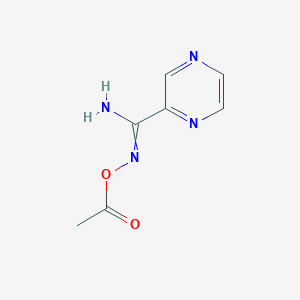 N'-(Acetyloxy)pyrazine-2-carboximidamide